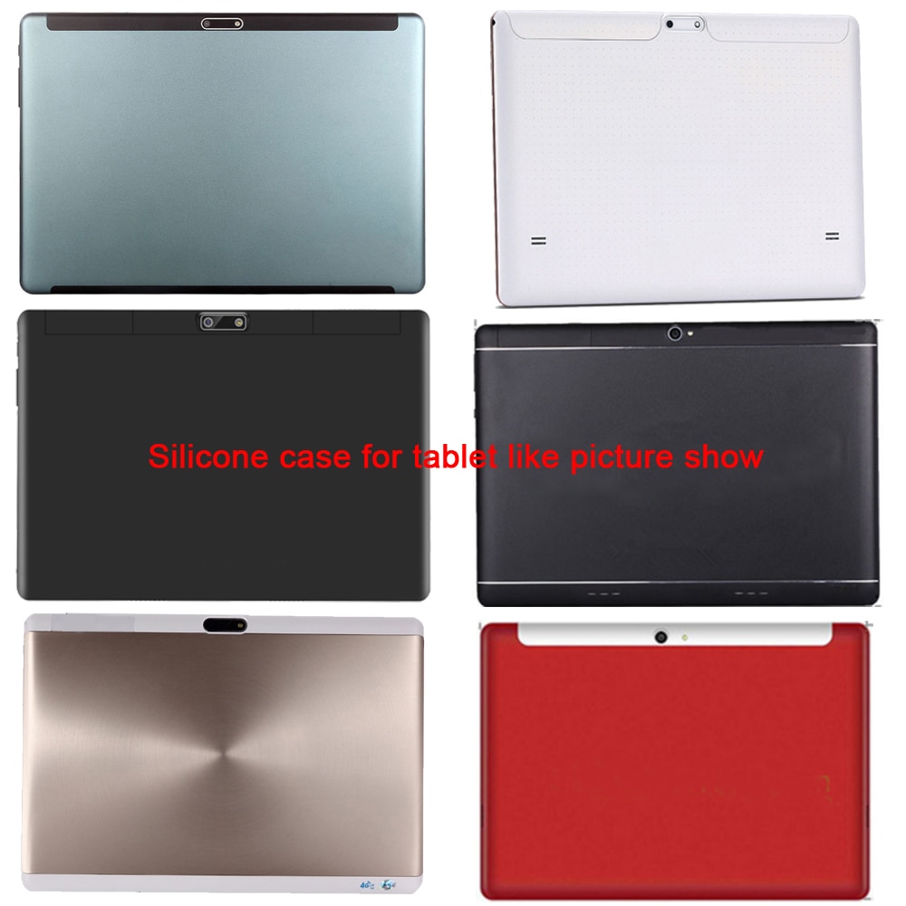 Universele, stevige, zachte siliconen hoes voor bq aquaris  m10 ubuntu edition, volledige  hd 10.1 inch tablet-pc, beschermende hoes