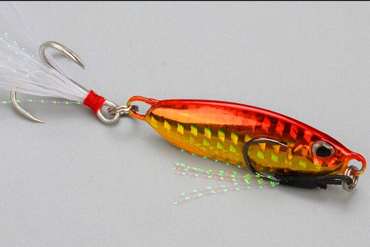 1pcs Japan Slow Jigging Lures Lead Fish 10g/15g/20g Jigging Spoon Fishing wobblers Shore Artificial Bait leurre peche: Yellow / 45mm 20g
