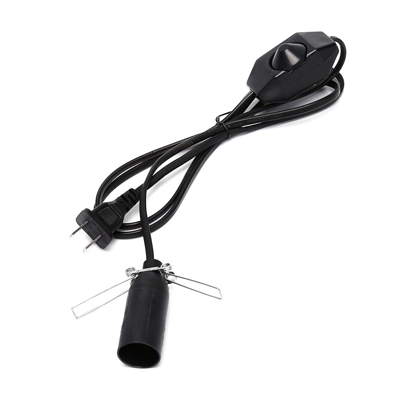 1Pcs 1.5M Salt Lamp Dimmer Control Switch Power Cable Cord E12 Socket US Plug