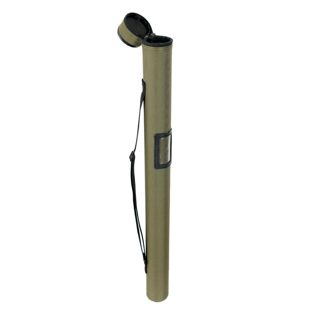 Bolsa de tubo para caña de pescar con mosca, 77cm, funda para caña de pescar, para pesca gruesa de carpa