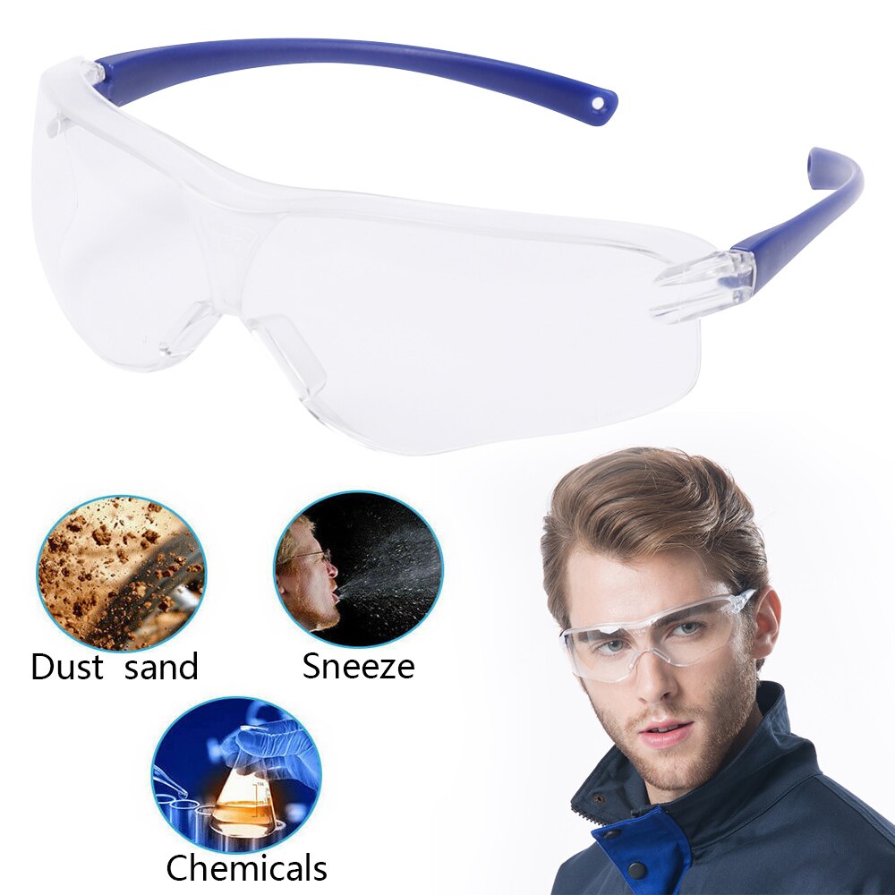 1 Pc Winddicht Clear Fietsen Bril Anti-Shock Veiligheid Motorcycle Goggles Pc Anti-Splash Uv Lens Bril Eye bescherming