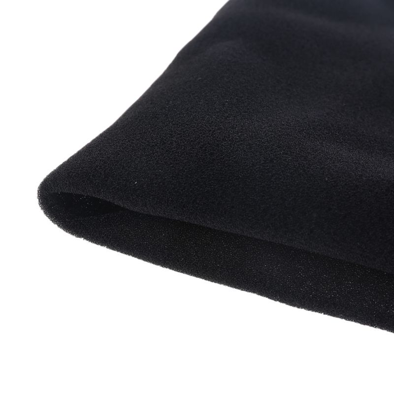 500x400x10MM DIY Computer Dust Filter Mesh PC Case Fan Cooler Dustproof Cover Sponge 60PPI Black