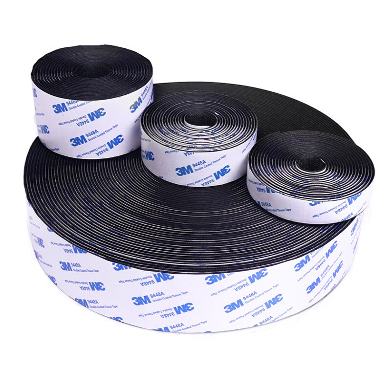 1M/Pair Self Adhesive Hook And Loop Tape16/20/25/30/38/50mm Sticky Nylon Fabric Adhesive Fastener Tape For DIY Accessories