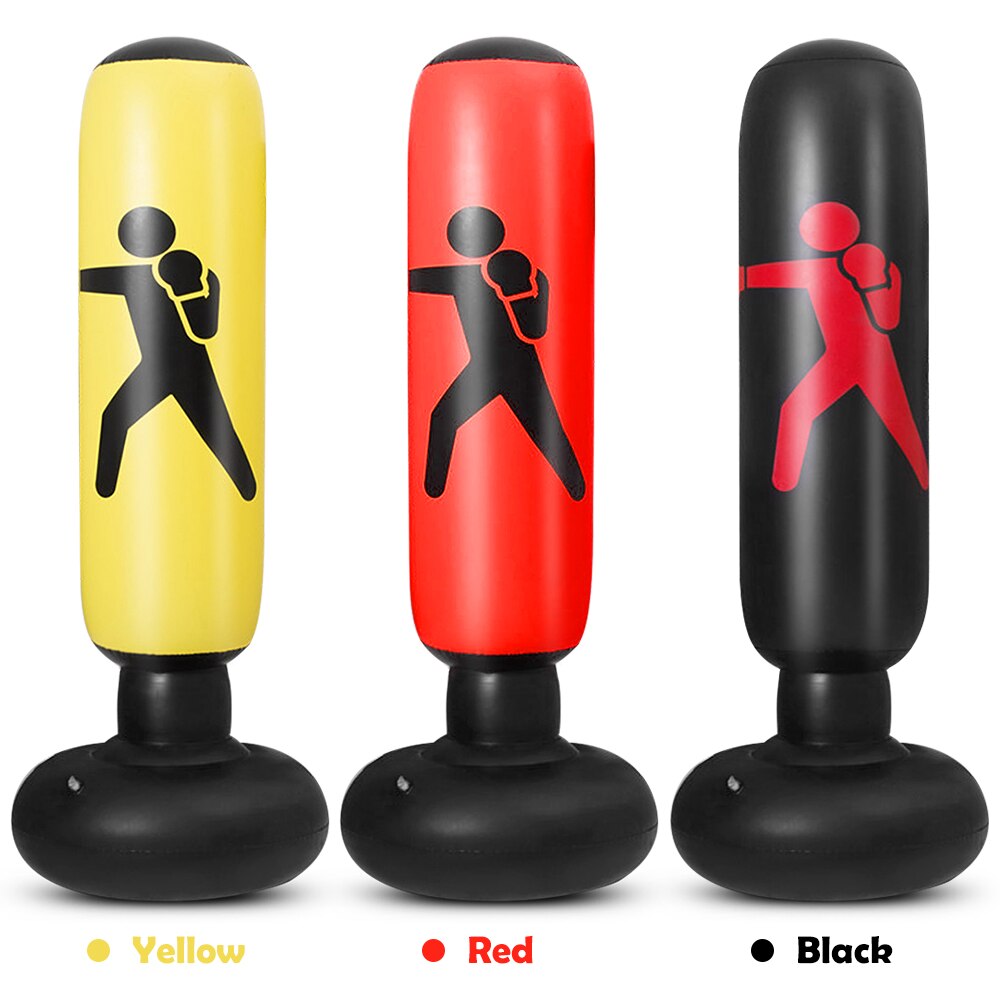 Gym træning fitness boksning boksesæk 5.2ft oppustelig pvc boksesæk oppustelig boksesæk fitness boksning target taske