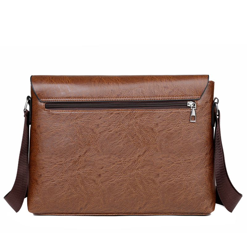 Heren Schoudertas Voor Ipad Lederen Zakelijke Handtas Mannen Messenger Bag Grote Zijsling Tas Mode Man Crossbody Tas