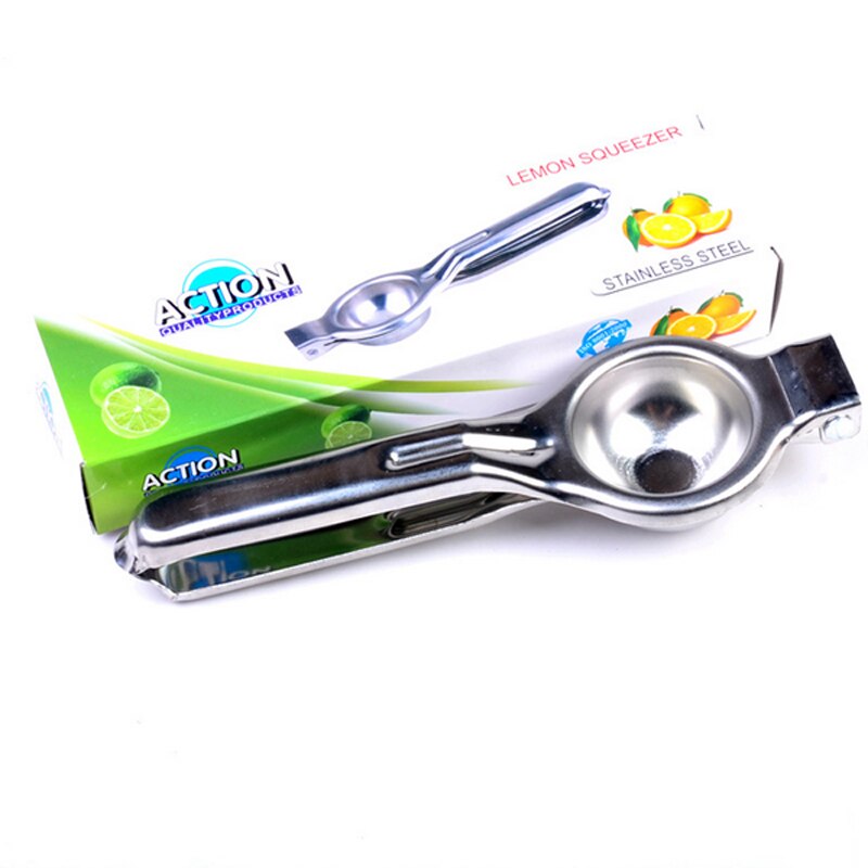 1Pc Kitchen Useful Gadget Stainless Steel Hand Press Lemon Squeezer Lime Orange Citrus Press Juicer Fruit Juice Bar Tools