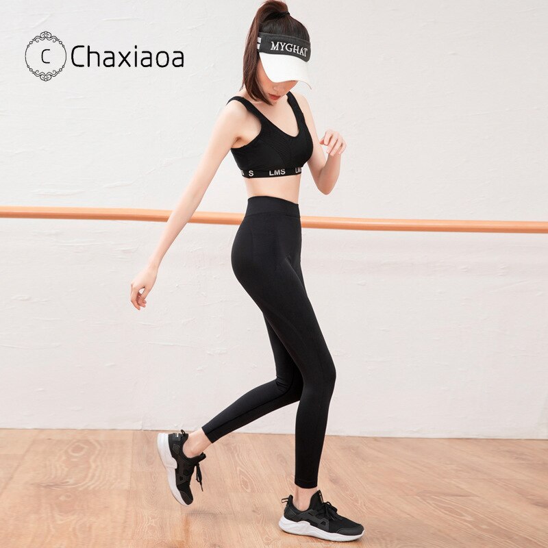 CHAXIAOA High Waist Fitness Gym Leggings Women Seamless Energy Tights Workout Running Activewear Yoga Pants Sport Trainning X200