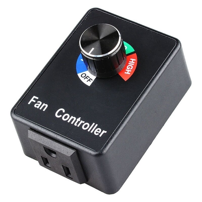 Motor Speed Controller, Air Fan Speed Controller Max 350W Hydrokultur Inline Kanal Fan Speed Controller Teller Uns Stecker
