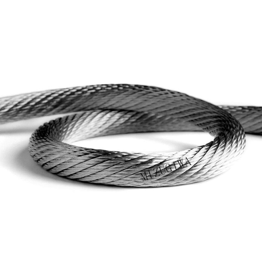 12" (30.5cm) Lanyard Cable Tether Safety Wire for Loss Prevention 2 Loops w/Quick Release Ring & Rubber Coating Stainless Steel