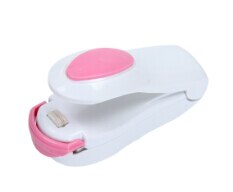 Portable Mini Heat Sealing Machine Impulse Sealer Seal Packing Plastic Bag: White