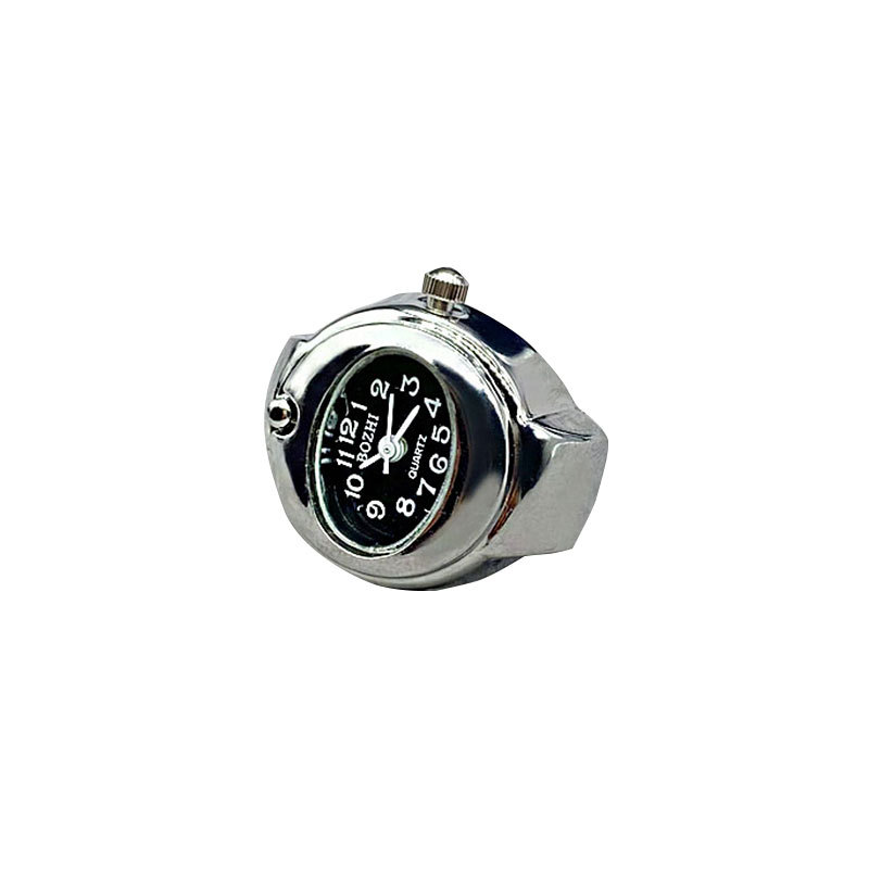 Joyería divertida de acero, reloj , anillo de dedo para adolescentes, individual, anillos Punk para parejas, reloj Digital, anillos elásticos