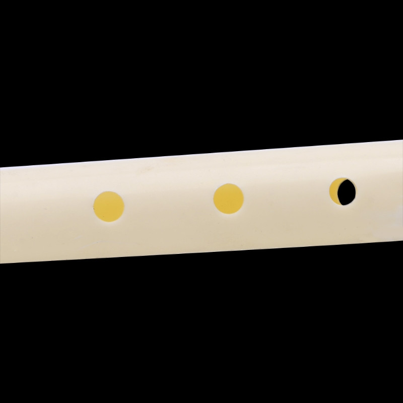 OOTDTY grabadora de instrumentos musicales de plástico Soprano flauta larga 8 agujeros