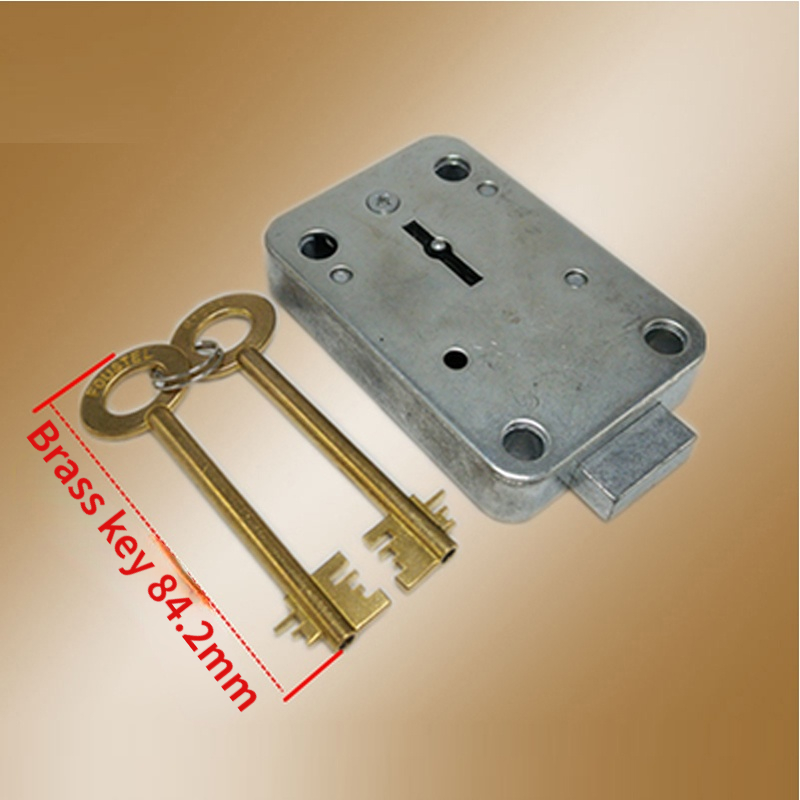 Doppel Fahnenmast Klinge Schloss Tresor Tür Klinge Schloss Sicher Klinge Schloss Haushalt Sicher Klinge Schloss Kasten Schloss: Gelb