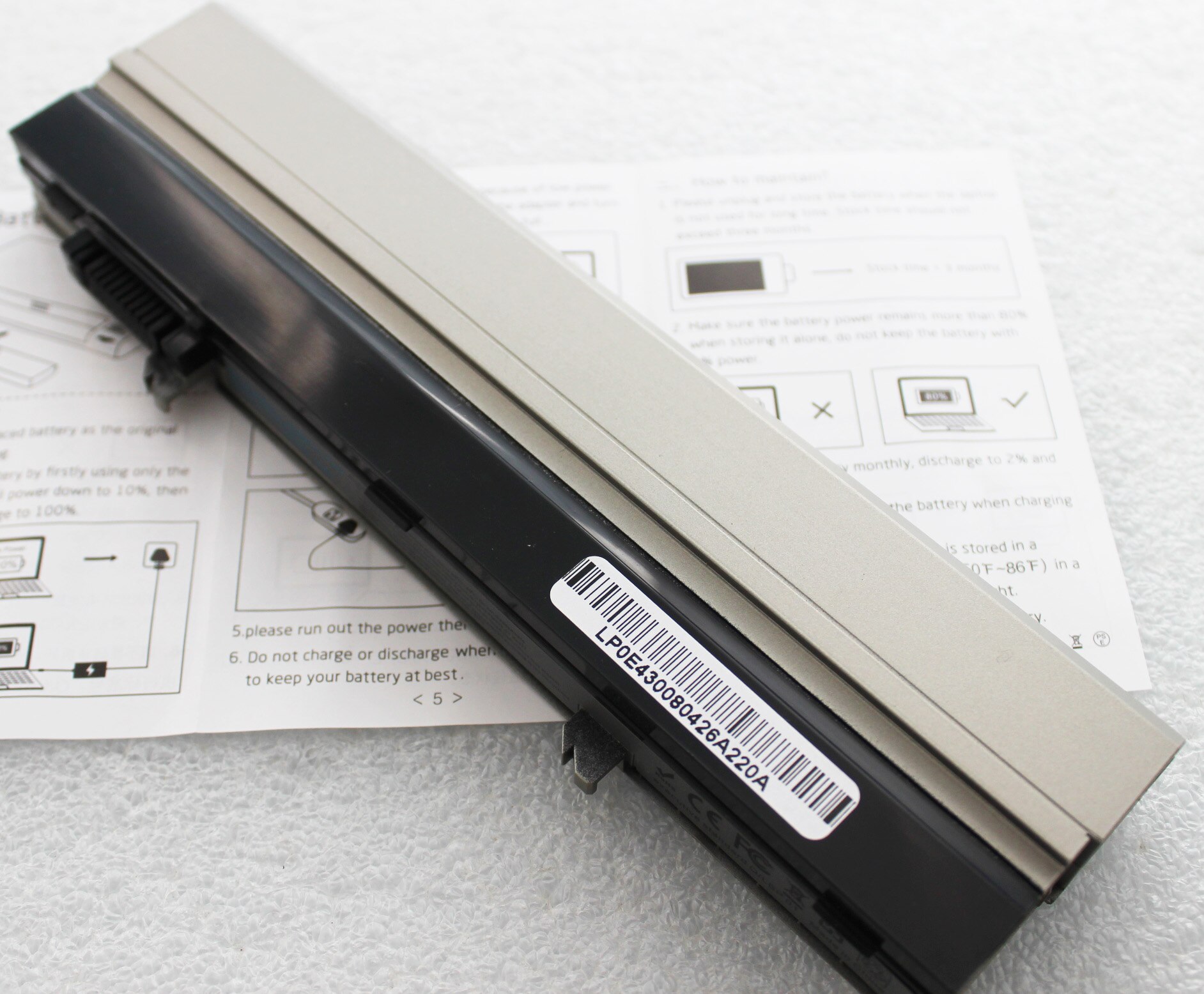 Batería para ordenador portátil Dell Latitude E4300 E4310 312-0823 FM332 WJ386 XX327 XX337 HW898 FM335 FM338 312-0822 312-0823 R3026 U817P PC