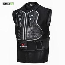 WOSAWE Mouwloze Body Armor Beschermende Vest Motorcycle Bescherm Armor Vest Motocross Fietsen Apparatuur Cool Mesh Body Beschermende