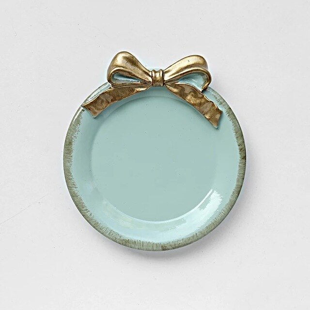 Nis retro hars opberglade snoepkleurige sieraden strik ketting dessert opbergbord thuiskantoor desktop decoratie mini lade: 3