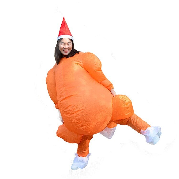 Giocattoli Della Novità Gonfiabile Arrosto di Tacchino costume Cazzo Mascotte di Pollo Costumethanksgiving di Pasqua aria Soffiata Del Partito di Cosplay Del Vestito Operato: Default Title