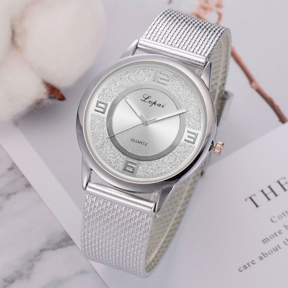 Lvpai Tops Brand Women Bracelet Watches Women's Casual Quartz Silicone strap Band Watch Wrist Watch relogio feminino