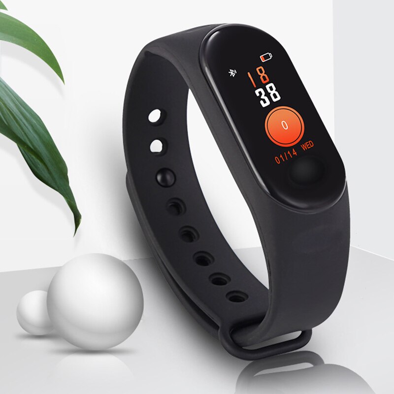 Fitness Tracker, m3 Smart Armband Kleur Touch Screen Waterdichte IP67 GPS Slaap Hartslag Bloeddrukmeter voor Vrouwen Mannen