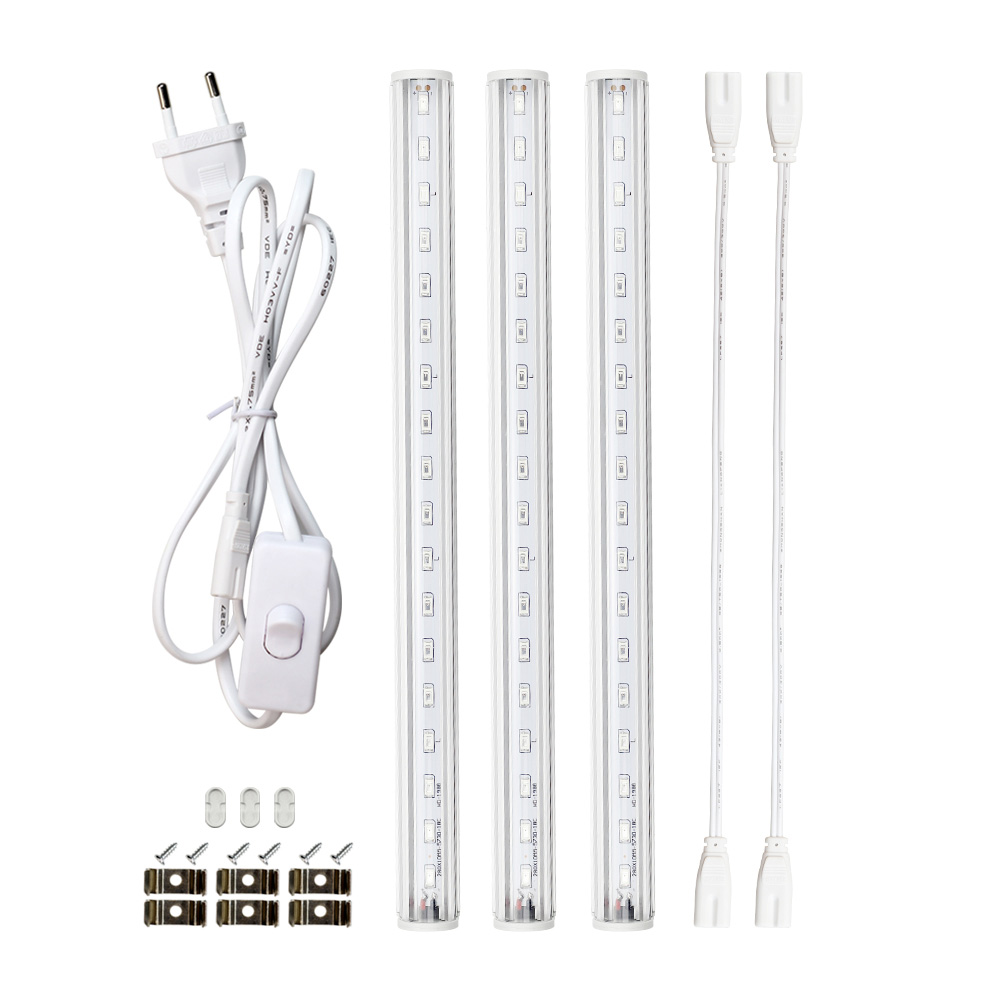 Led Grow Light T5 Tube 5730 Grow Tent Phyto Lamps For Plants Indoor Flowers Vegetable Aquarium Hydroponic System Greenhouse: 3pcs pack / EU