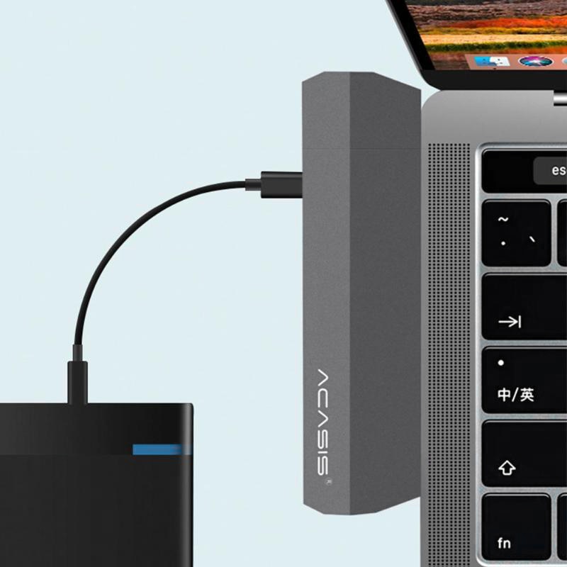 ACASIS USB Typ-C Hub zu HDMI Adapter 4K Blitz 3 USB C Hub mit Hub 3,0 TF SD Leser Slot PD für Mac Buchen Profi/Luft