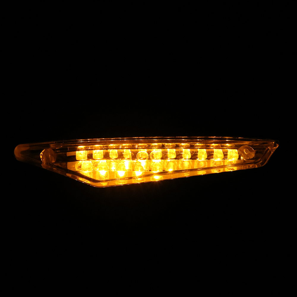 Universele Motorfiets Led Richtingaanwijzer Spiegelt Een Paar Draai-Indicatoren Geïntegreerde Zijspiegels Achteruitkijkspiegel