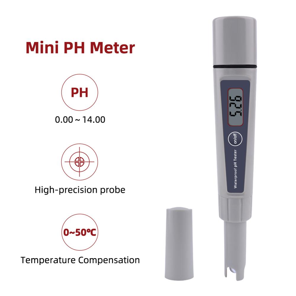 Yieryi PH-032K Waterdichte Mini Ph Meter Atc Digitale Water Quality Tester Nauwkeurigheid 0.1 Aquarium Aquarium Ph Tester