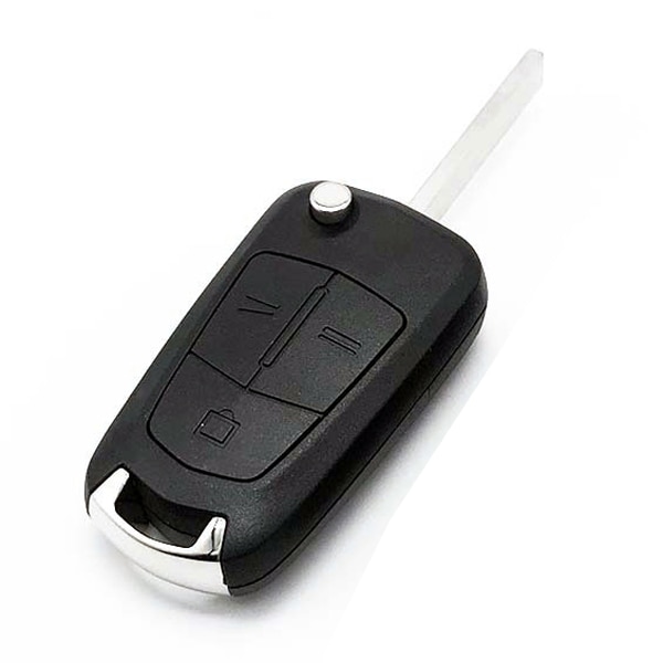 Cubierta de la carcasa de la llave del coche 2/3 botón plegable para Vauxhall Opel Corsa Astra Zafira Insignia llave de Vectra reemplazo: 3 Button