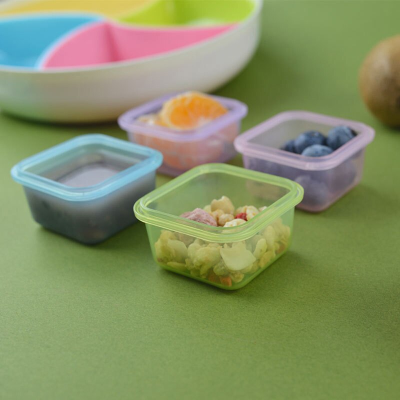 1PC Mini Thickened Sealed Fresh Box Portable Baby Food Storage Freezer Containers