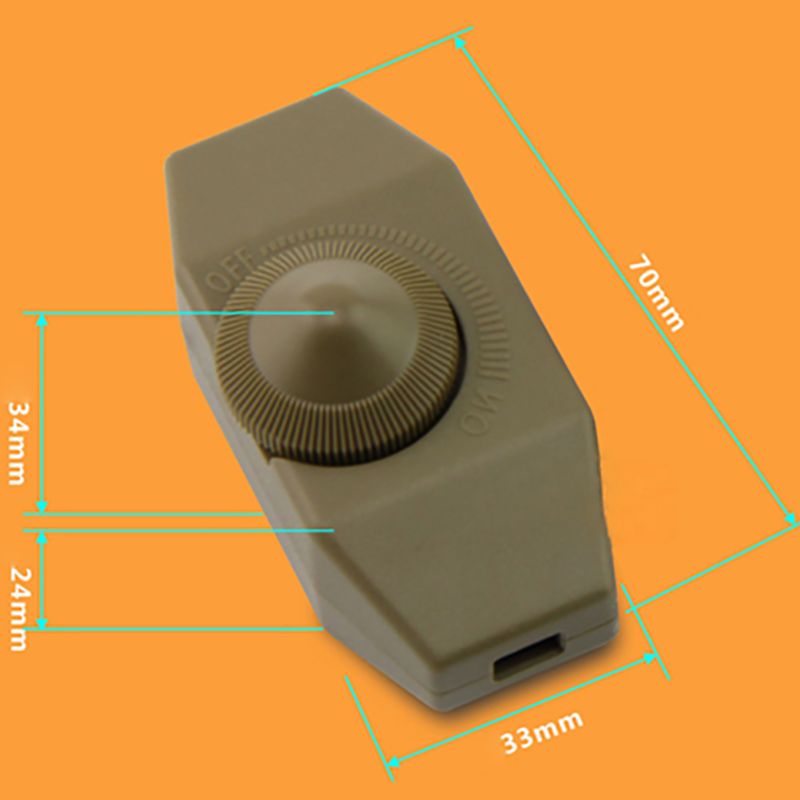 2A 100W/220V-240V Dimming Switch For Incandescent Bulbs And Dimmable Halogen Bead Home Adjustable Controller Knob Switch