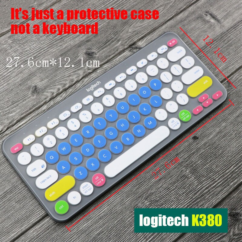 Keyboard Protector Ultra Thin Silicone Laptop Keyboard Cover Skin Protector for Logitech K380 Keyboard