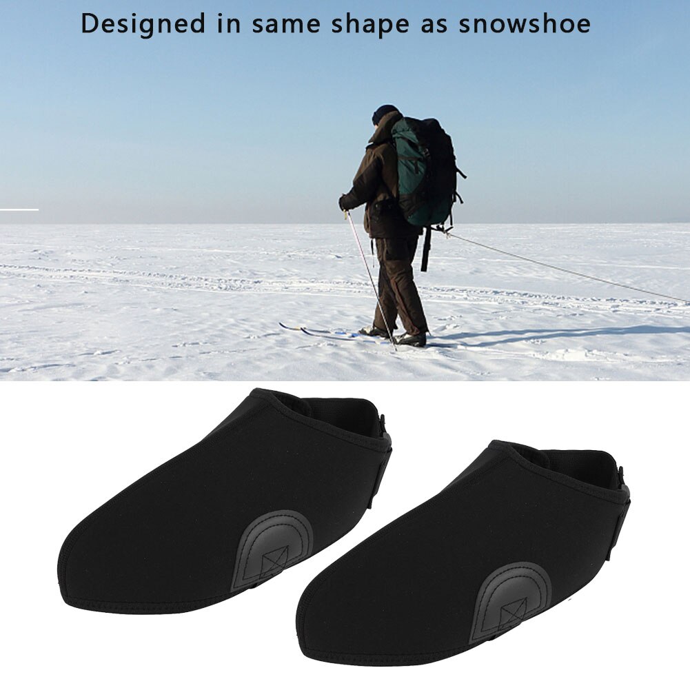 1 par de cubiertas protectoras para zapatos de esquí, doble placa, Protector para zapatos de nieve, Protector para botas de esquí a prueba de viento, cubierta para calzado de nieve