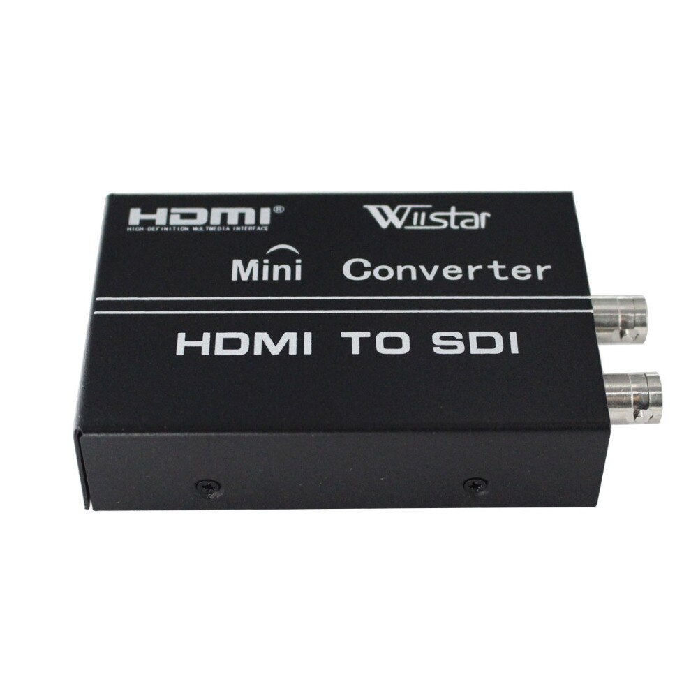 Wiistar hd-sdi HDMI Naar SDI Converter Full HD 1080 P Werkt met HDMI 1.3c & HDCP Twee SDI ourptut