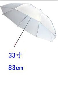 White Soft Umbrella 43"/umbrella diffuser Durable Camera 40" 102cm Inch Translucent Photo Studio flash Soft Umbrella CD05 Y: 83CM 33 inch