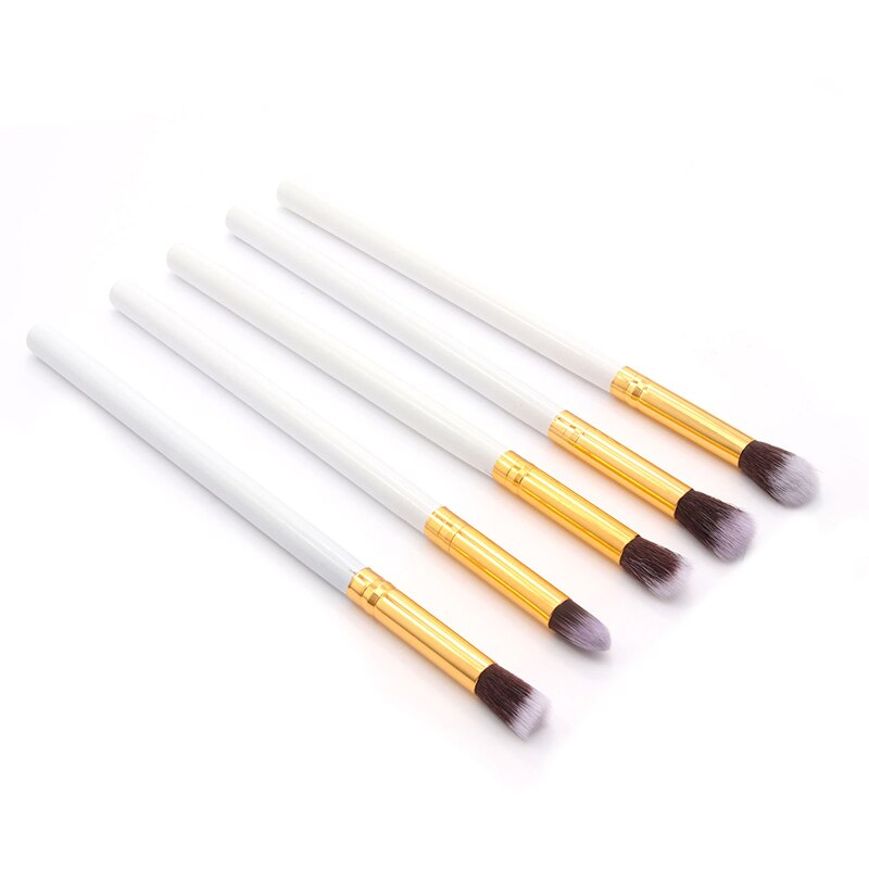 1-20 Stks/set Oogschaduw Blending Eyeliner Wimper Wenkbrauw Make Up Borstels Professionele Zachte Oogschaduw Borstels Make-Up Kwasten Tool: WG-5pcs