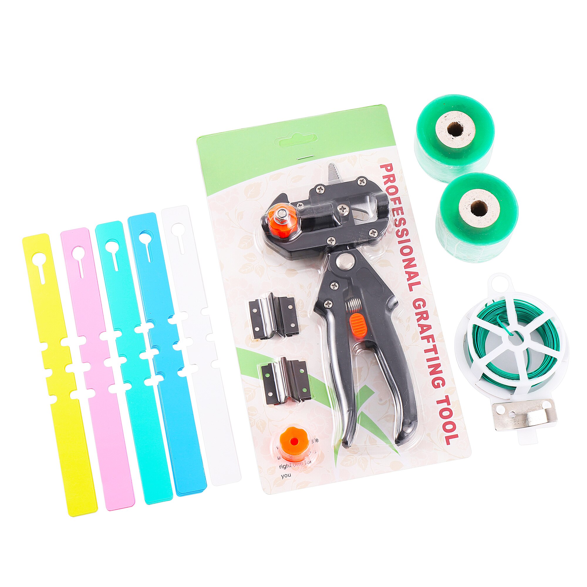 1 Set Garden Grafting Tool Pruner Kit Plant Flower Fruit Tree Branch Pruning Shear Orchard Greenhouse Cutting Scissors Secateurs