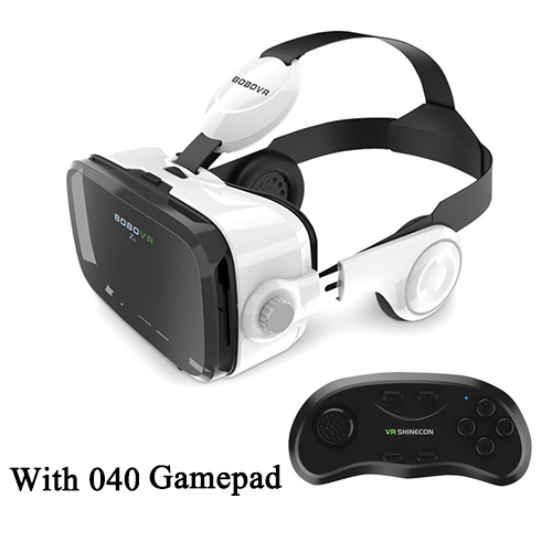 BOBOVR Z4 casque casque VR casque VR lunettes casque réalité virtuelle casque 3D lunettes VR pour 4-6 'smartphone VR casque: 040 Gamepad