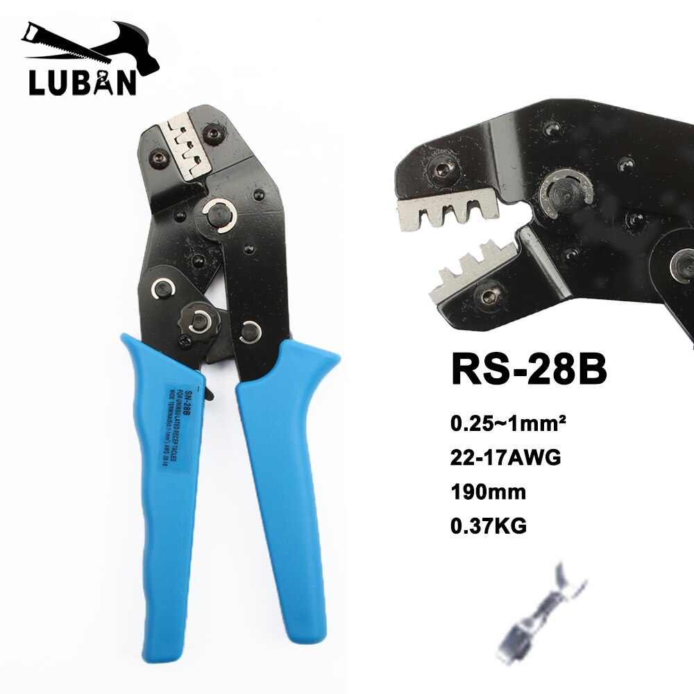 RS-01BM SN-01BM terminal spring clamp terminals Crimping Tool Crimping pliers For D-SUB SN-48B SN-28B SN-02BM: without package / RS-28B SN-28B