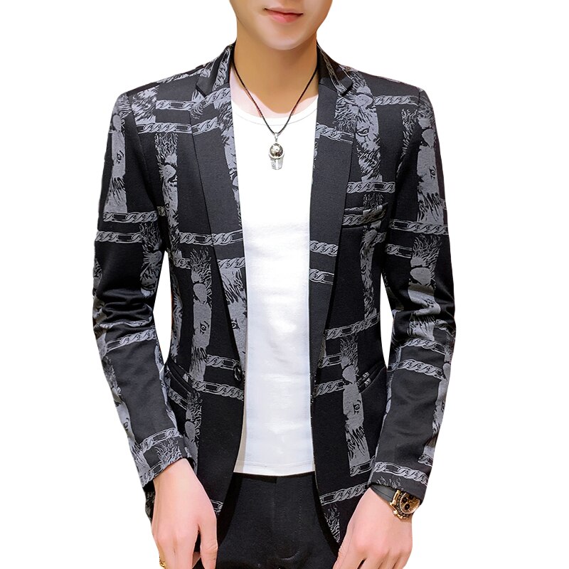 Mannen Blazer Casual Zaken Wedding Blazer Mannen Slim Fit Pak Jas Mannelijke Street Wear Sociale Jurk Jas Blazer Masculino