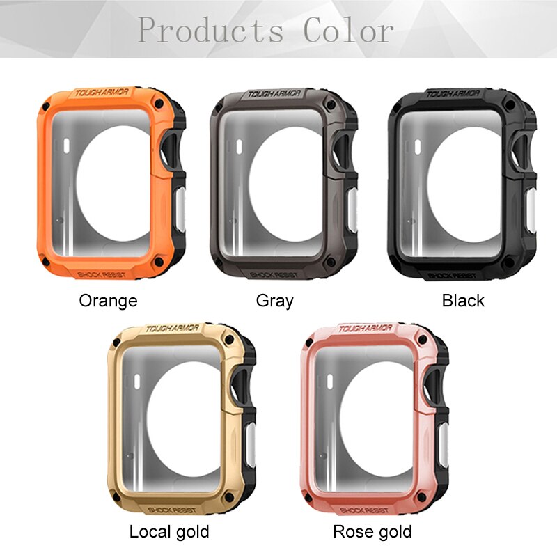 Spigen Bumper Case For Apple Watch 6 SE Case 44mm 40mm 42mm 38mm 6 5 4 3 2 Anti-fall Frame Shell Case Rugged Armor SGP Protector