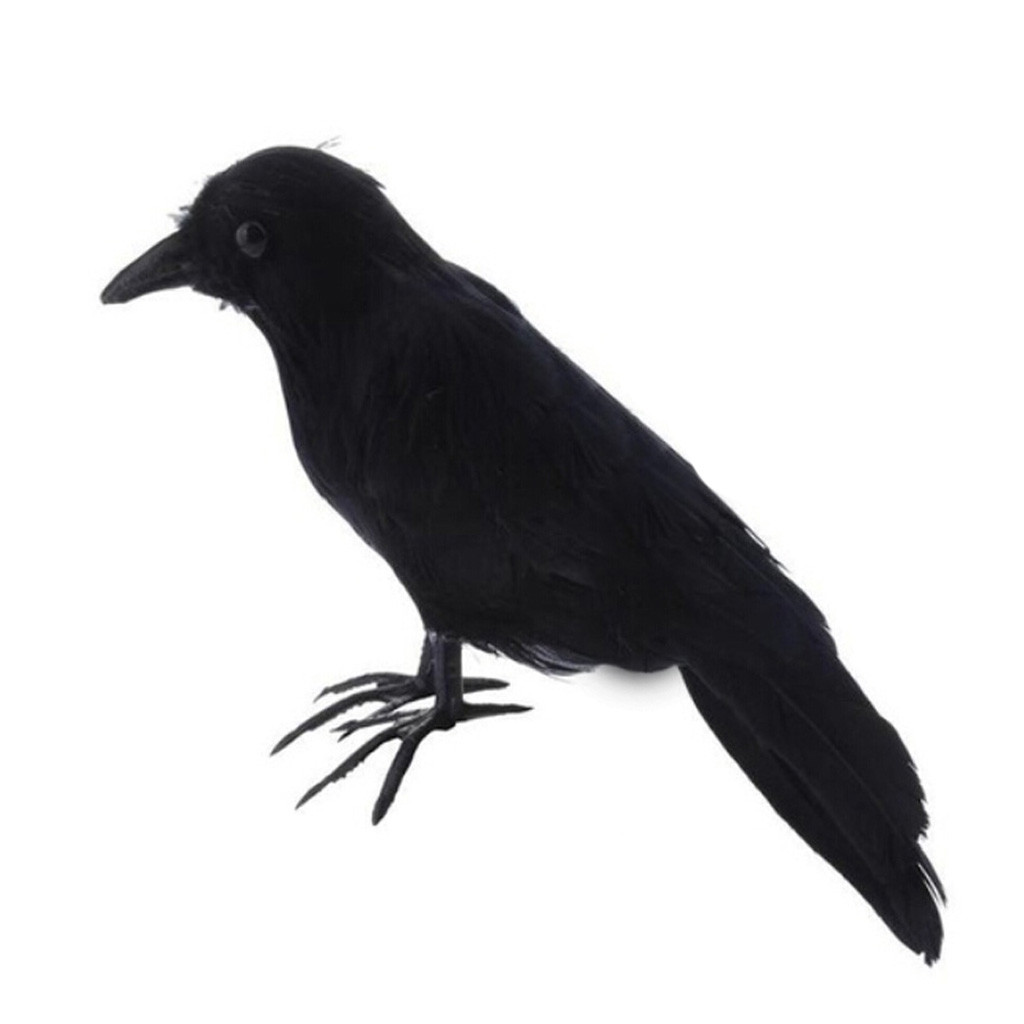 Artificial Crow Black Bird Raven Bar Supplies Decoration For Display Halloween Halloween Event Home Party Decor Prop Decor: A