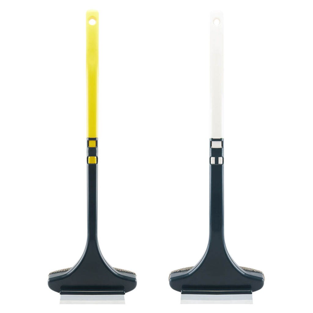 Multifunctional Window Cleaner with Long Handle Non Removable Cleaning Brush Screen Glass Wipper