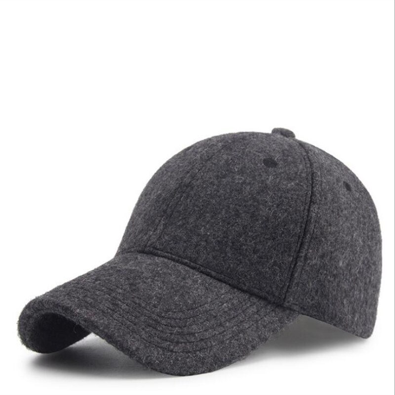 Seioum Herfst Winter Wol Baseball Cap Mannen Vrouwen Outdoor Sport Caps Snapbacks Bone Caps