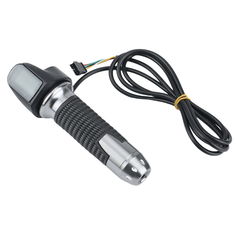 48V Electric Scooter Speed Controller Handlebar Electric Bicycle Scooter Motor with LCD Display Power Indicator