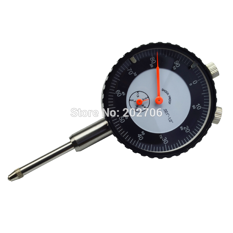 0-1 " x 0.001" Precision Dial Gauge Test Inch Indicator 0 to 1" Dial IndicatorMeasure Tool