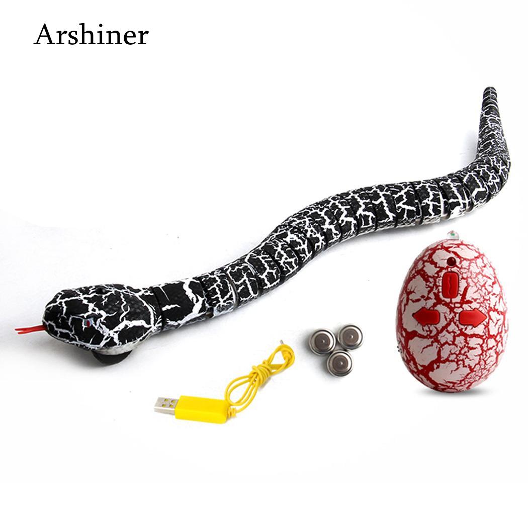 Afstandsbediening Slang Ratelslang Dier Truc Angstaanjagende Mischief Speelgoed