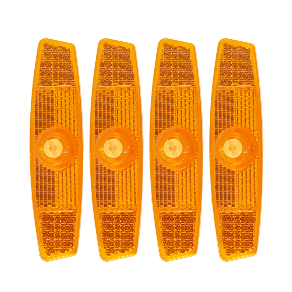 4 Stks/set Vis Vormige Fiets Veiligheidswaarschuwing Light Spoke Reflector Mtb Mountainbike Velg Reflecterende Mount Clip Licht