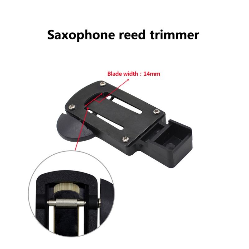 Clarinet Reed Trimmer Cutter with Sharp Blade Clean Cut Reeds Trimmer Woodwind Instruments Accessories