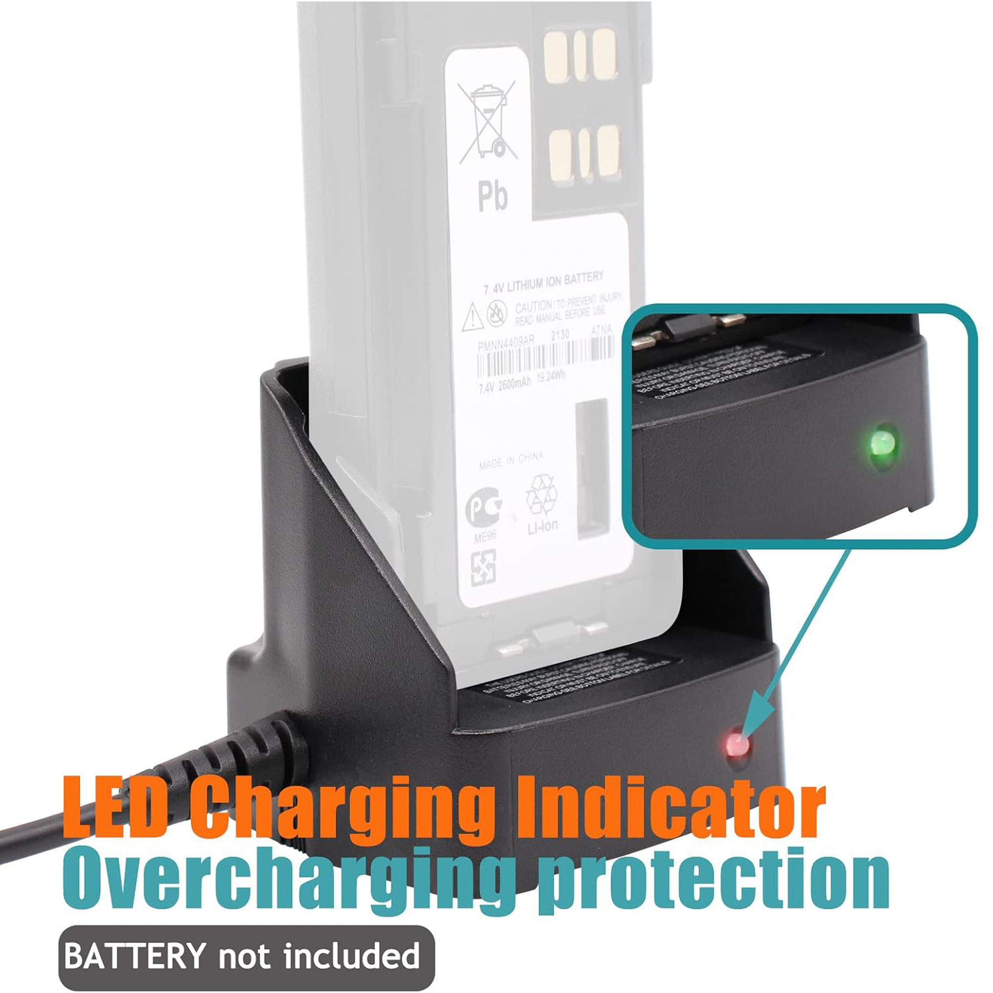 VEHICULAR TRAVEL Charger for MOTOROLA DP2400 DP2600 DP4000e DP4400e DP4401 DP4801e DP4800e DP3401 APX900 APX1000 APX2000 XPR6300