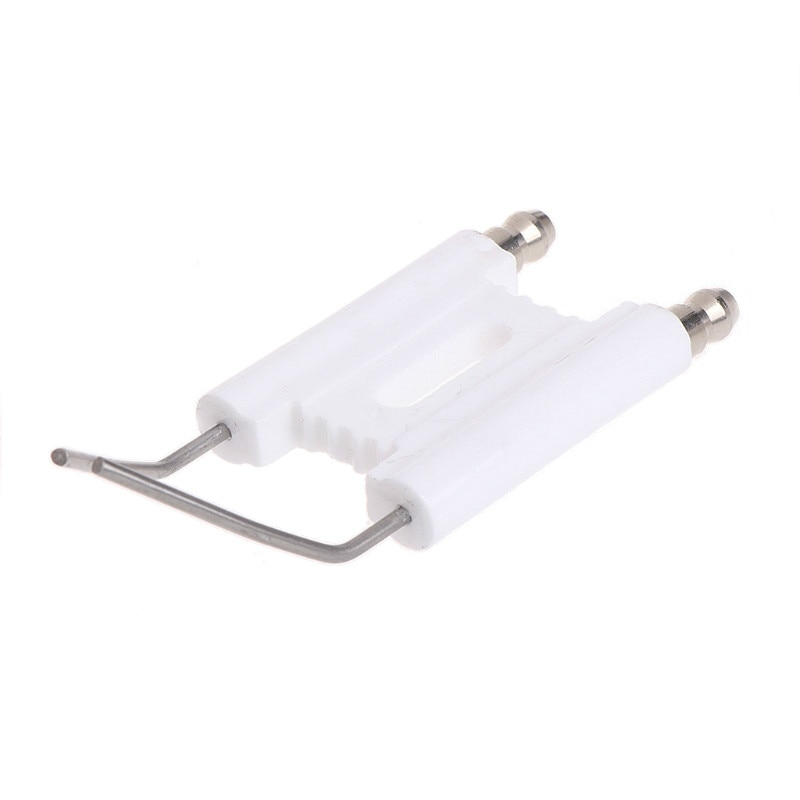 Fuel Oil Gas Stove Ceramic Ignitor Electrode Ignition Spark for Gasification Stove Methanol Burner Gas Burner Double Rod Ceramic